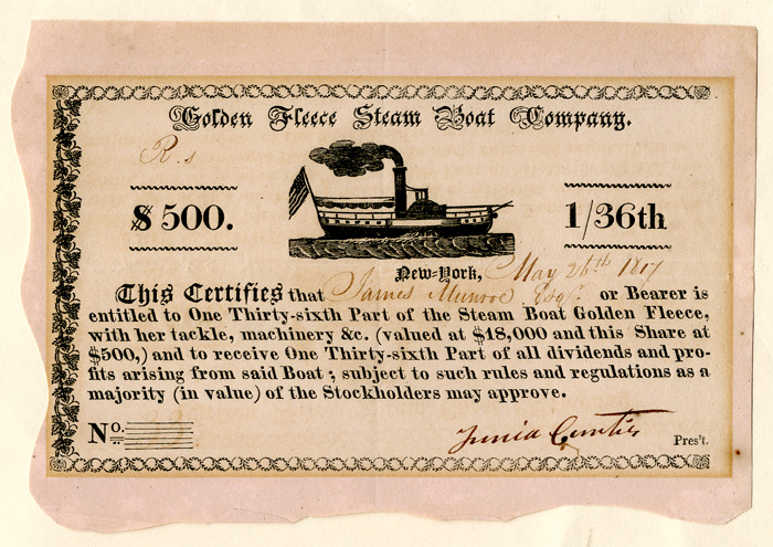 Golden Fleece Steam Boat Co.